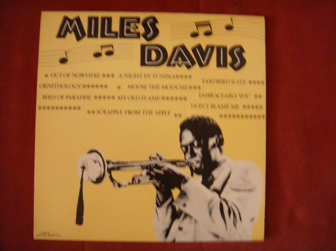 Dissque vinyl 33 tours "Out of nowhere" de Miles DAVIS