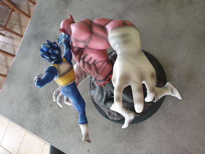 Figurine résine Vegeta vs Toppo