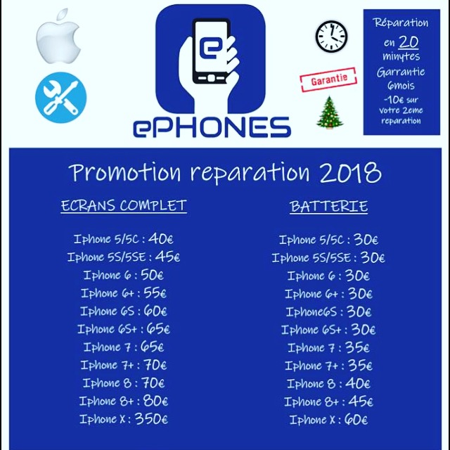 Réparation iPhone 57