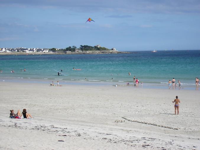 " LA PLAGE A PIED " 100m ~ GULVINEC ~ BRETAGNE