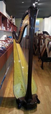 Harpe venus diplomat grand concert 47 cordes table large décorée