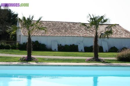 Location très beau gîte, "Les Toucandines",  piscine chauffée, prox plages