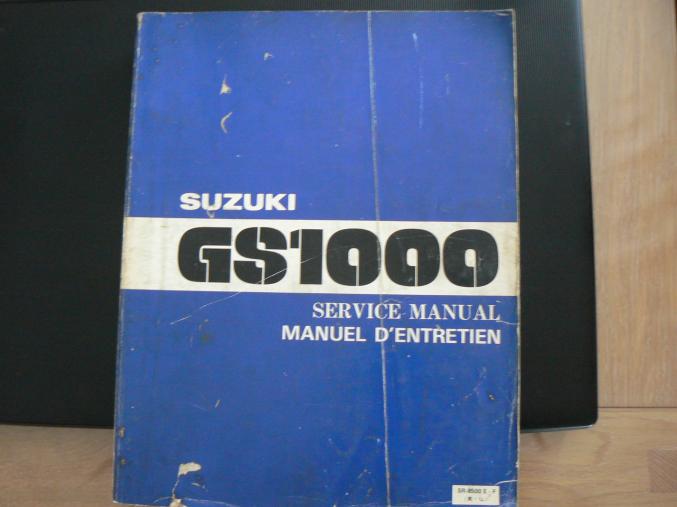 Manuel de reparation suzuki gs 1000