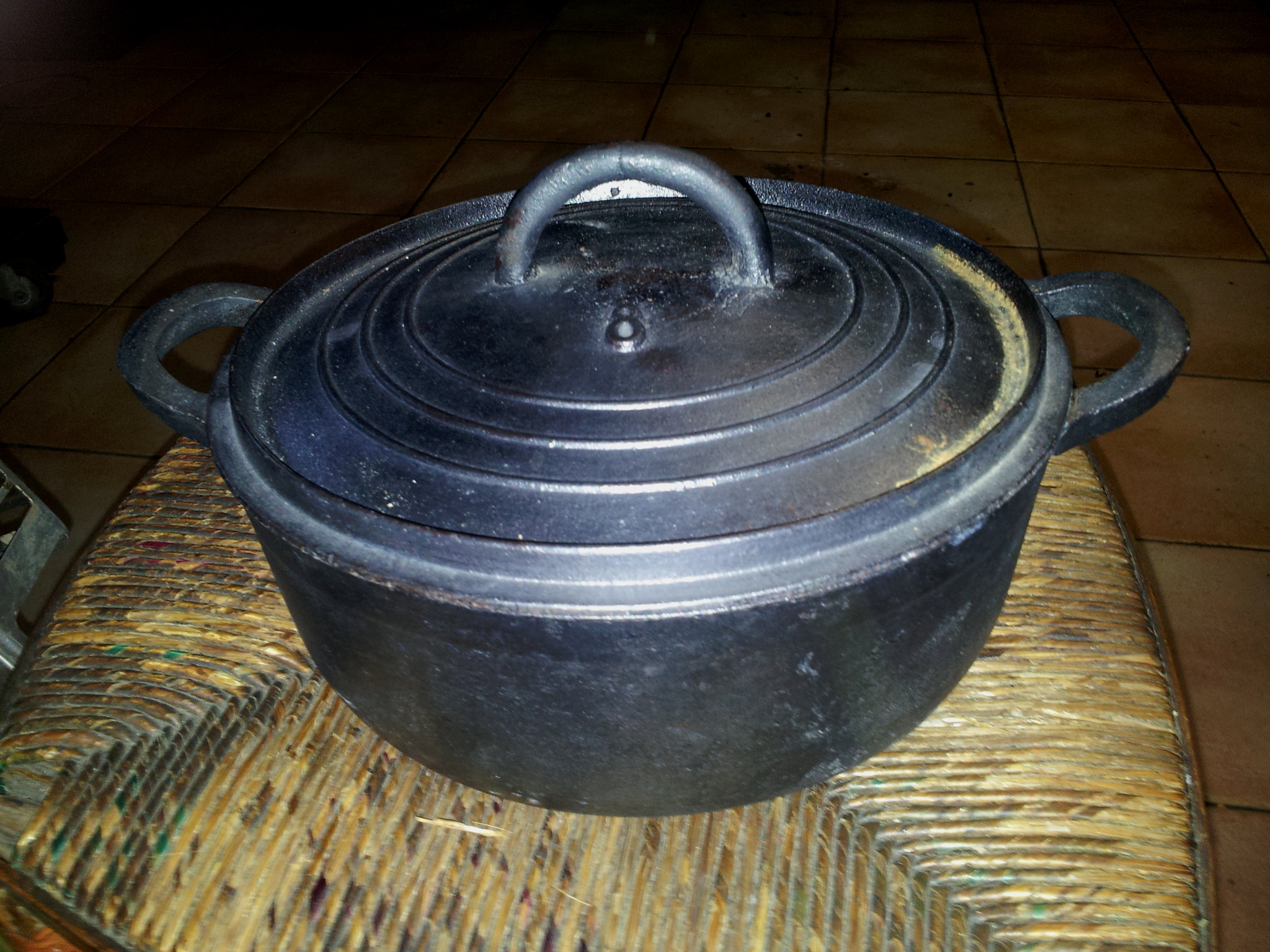 Ancien faitout fonte 2503