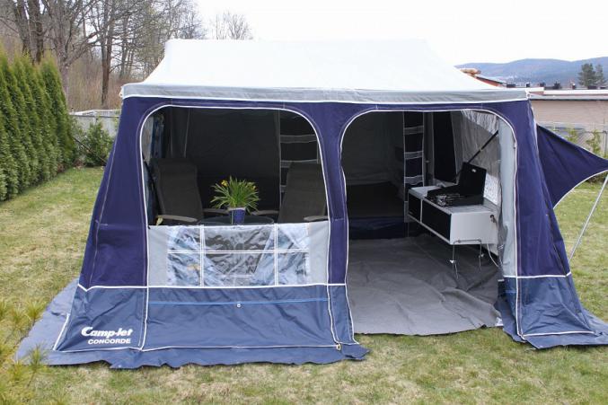 Caravane Toile Pliante CAMP-LET Concorde:15min max instal