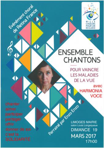 Harmonia Voce chante pour 1000 choeurs pour un regard