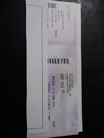 2 places concert Abbe Road