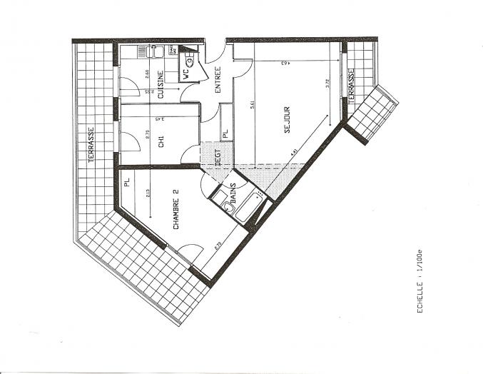 Appartement T3 Du Bellay