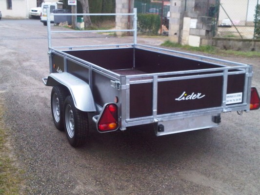 Remorque Double Essieux LIDER