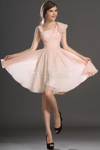 Robe de Graduation Vintage Facile Sobre-mafashion.fr