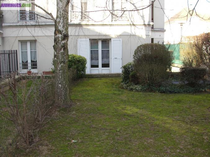 Grand F2 RDC avec jardin 120 m2