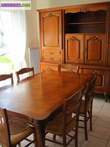 Vends meuble + table + chaises