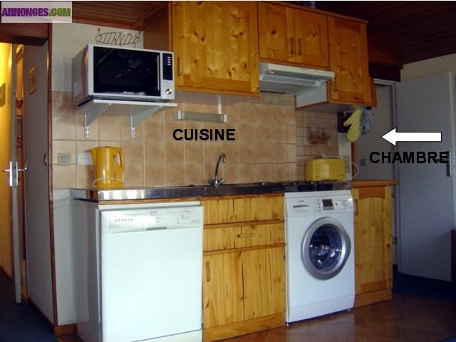 Sport d’hiver station appt 7 et 5 pers en chalet