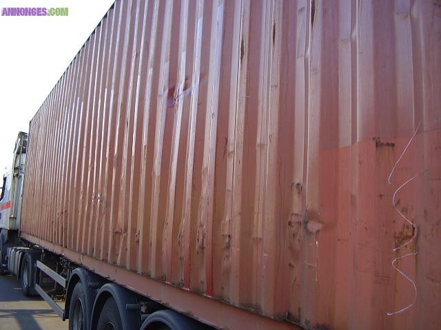 Container dry maritime 40' d'occasion