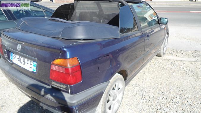 Golf 3 cabriolé 1.8 i