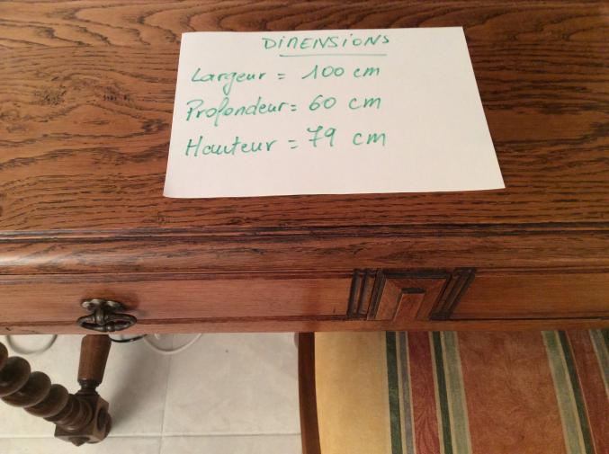 Bureau massif parfait état 