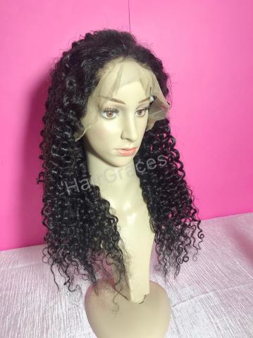 Front lace perruque trasparent lace wig with human hair