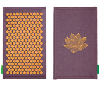 Tapis de fakir ou acupression "champs de fleur" pour maux de dos