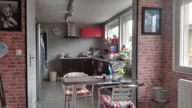 Pavillon mitoyen en briques