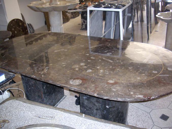 Artisanat du marbre fossilisé