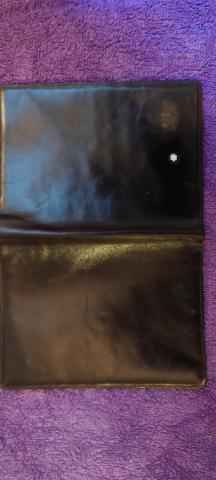 PORTEFEUILLE MONTBLANC HAMBURG PORTE PORTE CARTES CUIR NOIR WALLET