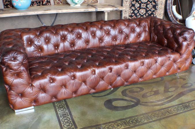   Canapé cuir Vintage