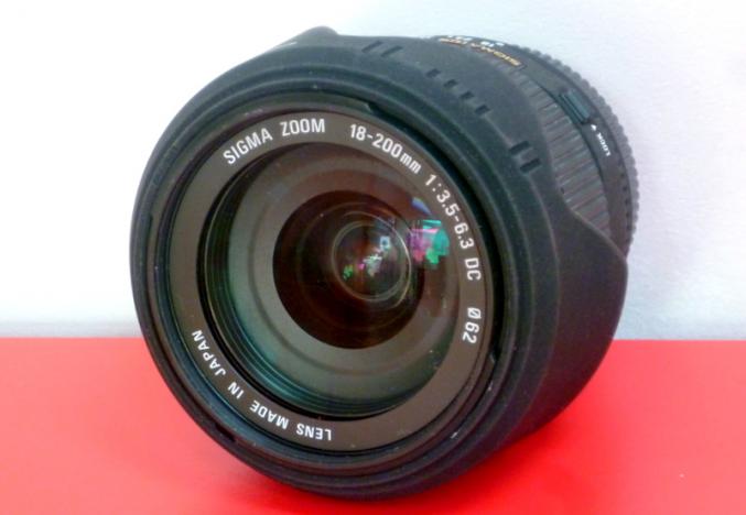 Zoom SIGMA 18-200mm f 3.5-6.3 DC