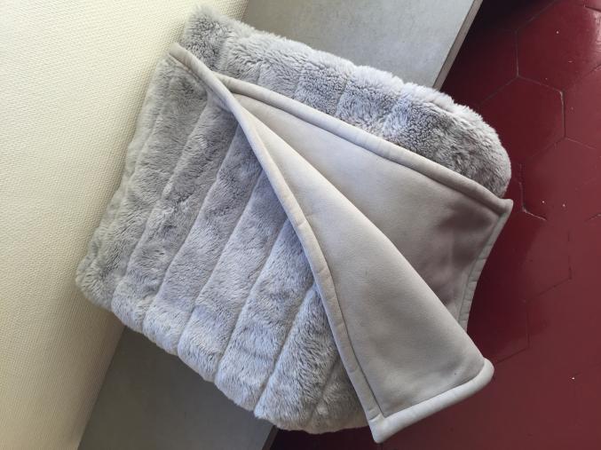 Plaid MADURA 140x200 gris