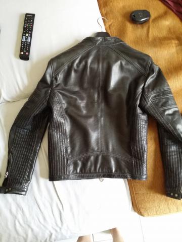Blouson Redskins Cuir Ayrton Mojito Noir -