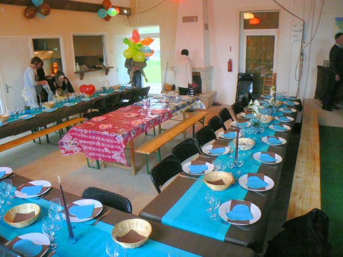 Gîte de groupe avec salle de réception