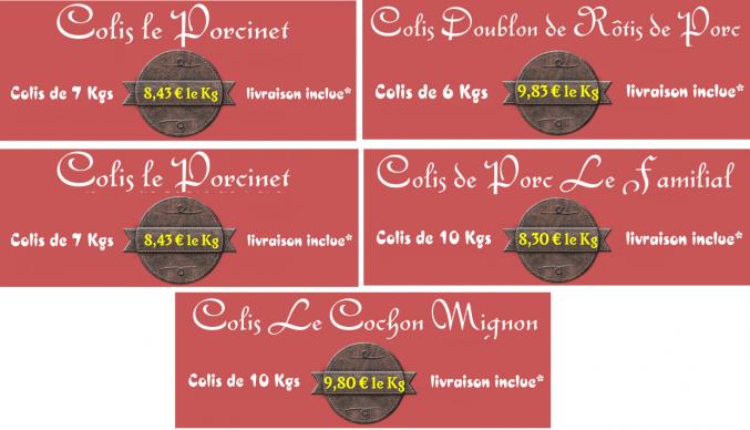 Colis de Porc
