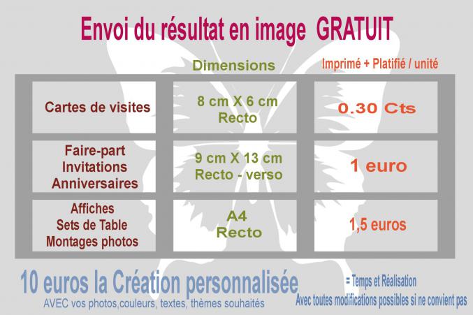 Création personnalisée tout événements