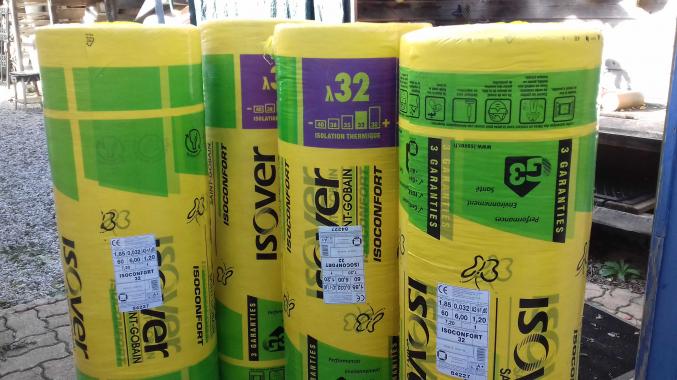 Rouleaux laine de verre