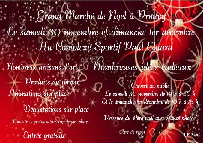 Grand Marché de Noel à Prouvy