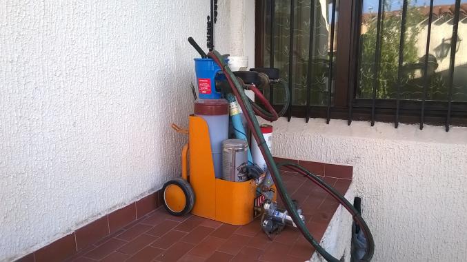 Ensemble chalumeau oxyacétylénique