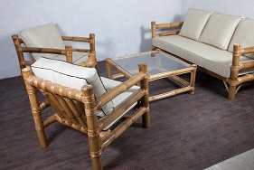 Salon en bambou