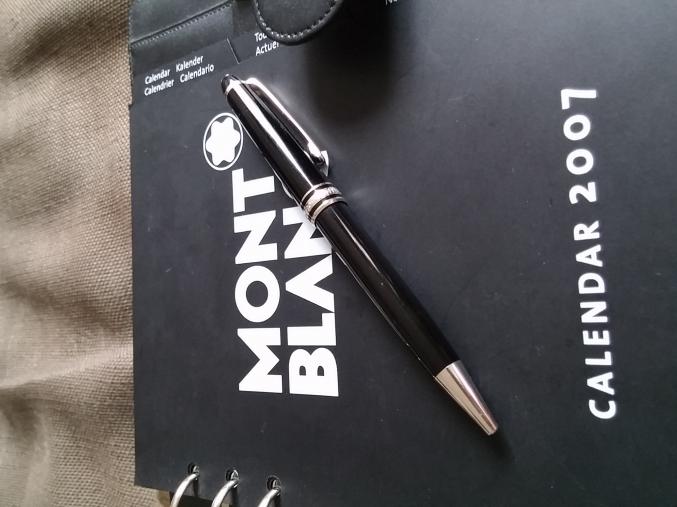 Montblanc Agenda + Stylo Montblanc Platinium
