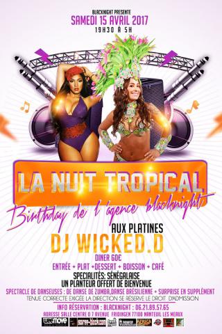 Soirée la nuit tropicale