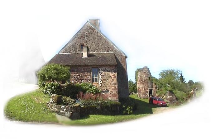 Maison pierre du XII avec tour et terrain