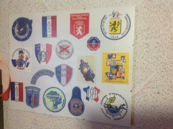 Autocollants Écussons Police/Gendarmerie