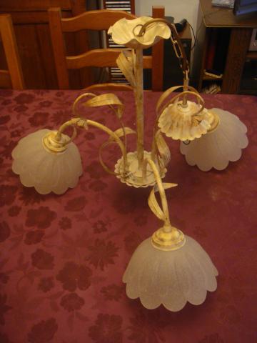 Lustre en fer forgé