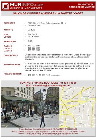 Boutique à vendre à Levallois-Perret