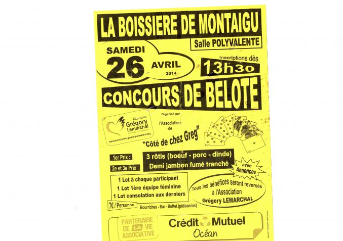 Concours de belote