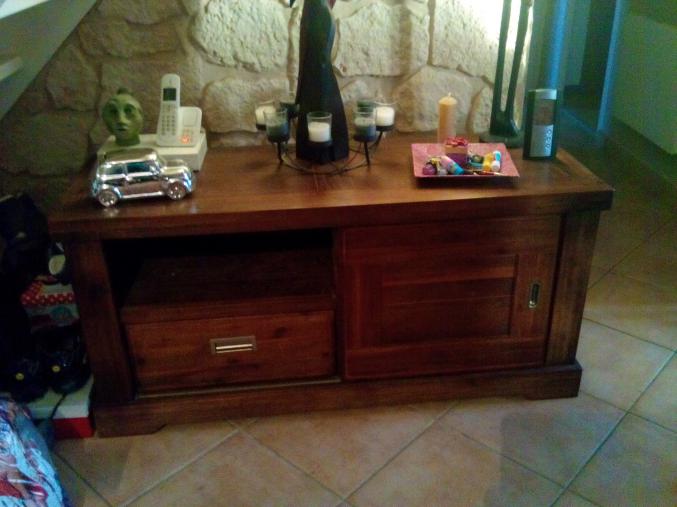 Meubles tv en acacia massif 