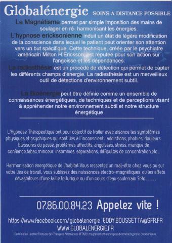 Magnétiseur-Bioenergie, Hypnose Ericksonienne