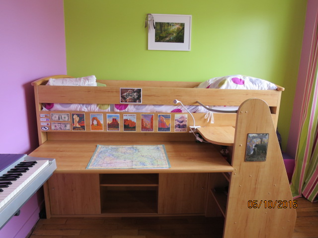 Lit bureau marque Gauthier