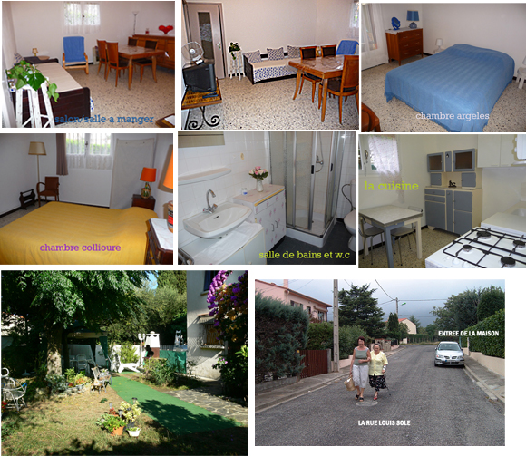 Au rdc d'une villa un appartement privé pour 6