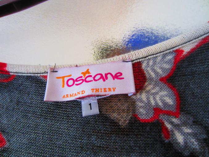 Tunique Toscane (imprimé rouge/noir/blanc)