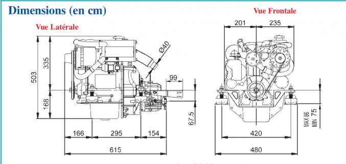 MOTEUR DIESEL INBOARD