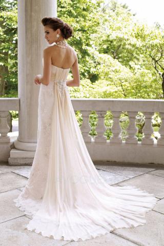 Robe De Mariée Dentelle Sans Manches--mavogue.fr